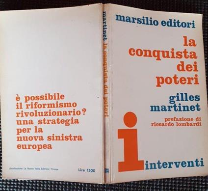 La conquista dei poteri - Gilles Martinet - copertina