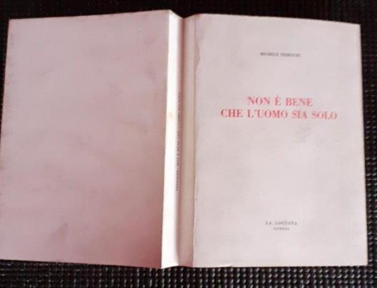Non e' un bene che l'uomo sia solo - copertina