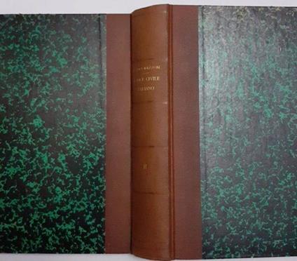 Codice civile italiano Vol. II parte prima - Emidio Pacifici Mazzoni - copertina