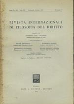 Rivista internazionale di filosofia del diritto. Anno XXXII. Serie III. Settembre - Ottobre 1955