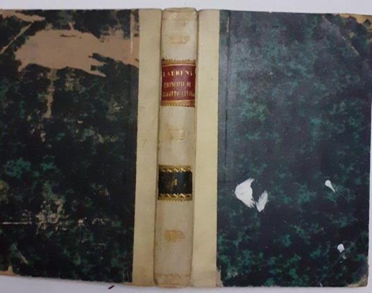Principi di diritto civile Volume 1 - F. Laurenti - copertina