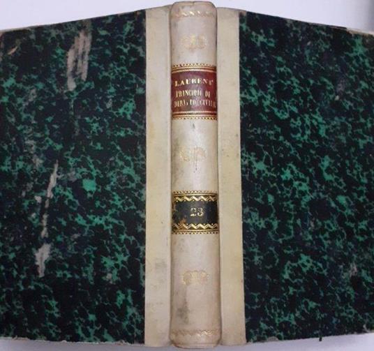 Principi di diritto civile Volume XXIII - F. Laurenti - copertina