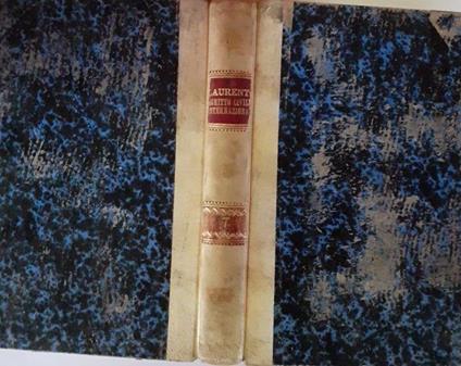 Diritto civile internazionale Volume VII - F. Laurenti - copertina