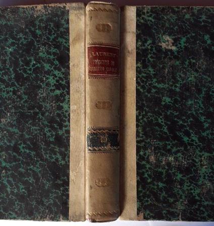 Principi di diritto civile Volume XIX - F. Laurenti - copertina