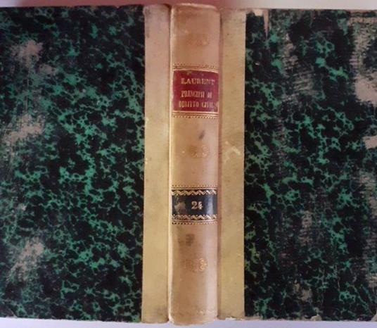 Principi di diritto civile Volume XXIV - F. Laurenti - copertina