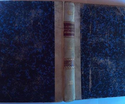 Diritto civile internazionale Volume VIII - F. Laurenti - copertina