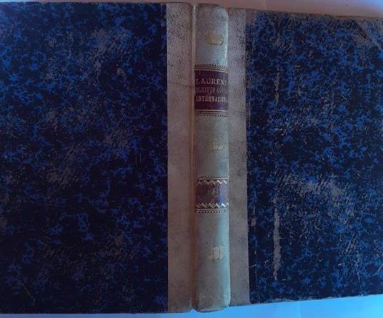 Diritto civile internazionale Volume VIII - F. Laurenti - copertina