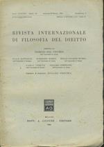 Rivista internazionale di filosofia del diritto. Anno XXXVIII. Serie III. Gennaio - Febbraio 1961
