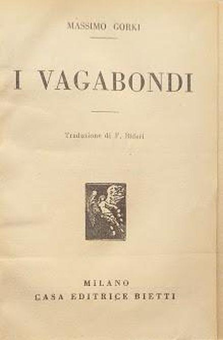 I vagabondi - Maksim Gorkij - copertina