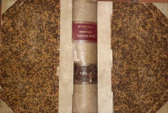 Manuale della procedura civile Volume II - Lodovico Mortara - copertina