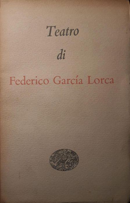 Teatro - Federico García Lorca - copertina