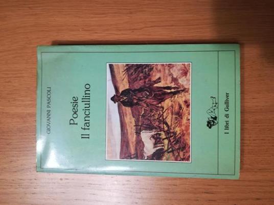 Poesie, Il fanciullino - Giovanni Pascoli - copertina