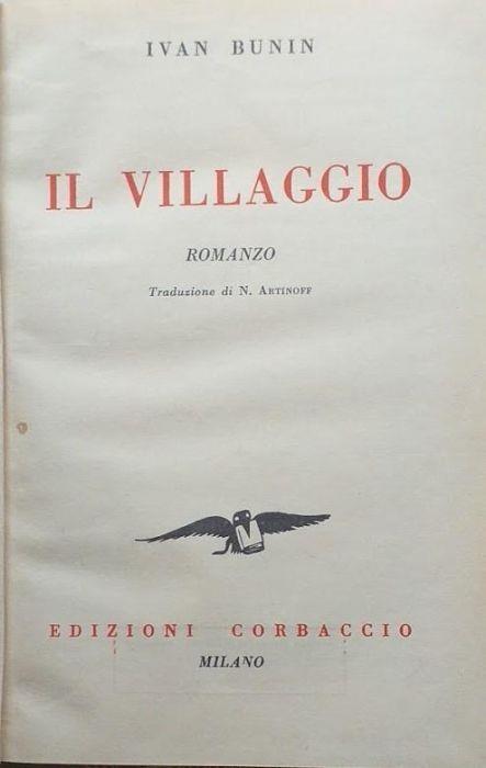 Il villaggio - Ivan A. Bunin - copertina