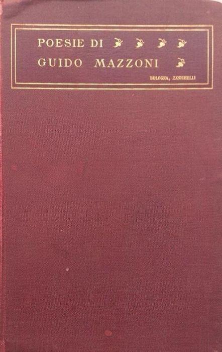 Poesie - Guido Mazzoni - copertina