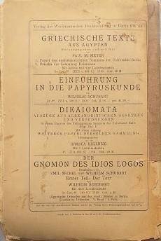 Juristische Papyri - 2