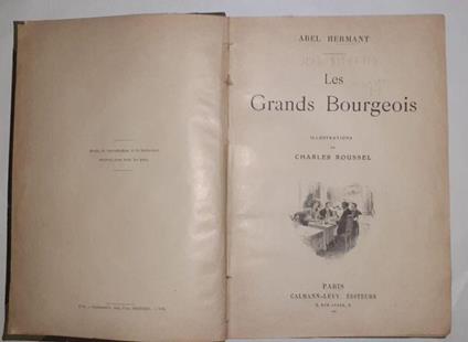 Les grands Bourgeois - Abel Hermant - copertina