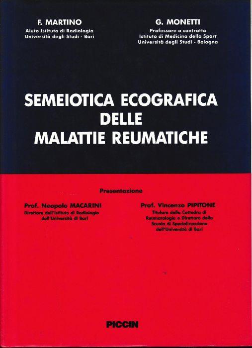 Semeiotica ecografica delle malattie reumatiche - F. Martini - copertina