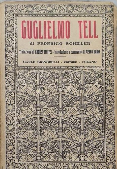 Guglielmo Tell - Friedrich Schiller - copertina