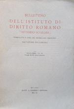 Bullettino dell'Istituto di Diritto Romano 