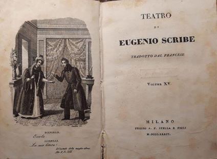 Teatro di Eugenio Scribe (volume XV) - Eugenio Scribe - copertina