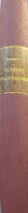 Clément d'Alexandrie - Gustave Bardy - copertina