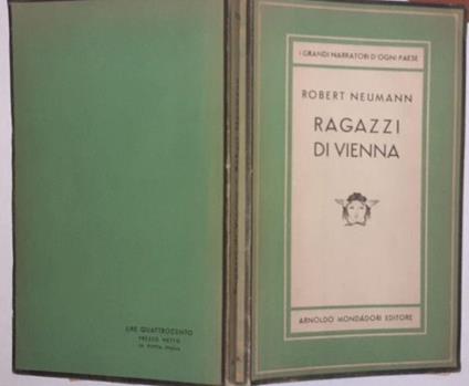 Ragazzi di Vienna - Robert Neumann - copertina