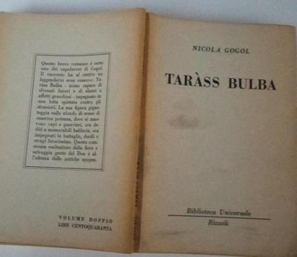Tarass Bulba - Nikolaj Gogol' - copertina