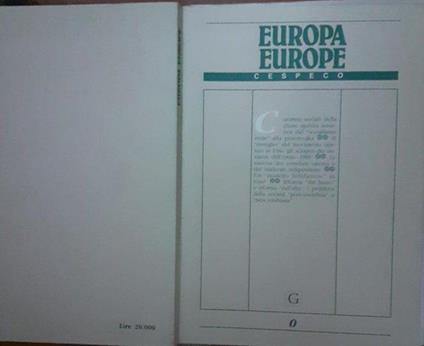 Europa Europe - copertina