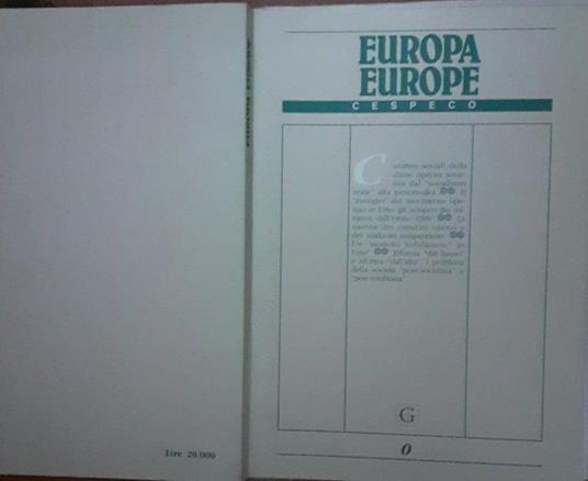 Europa Europe - copertina