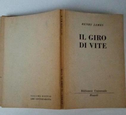 Il giro di vite - Henry James - copertina