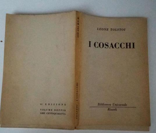 I cosacchi - Lev Tolstoj - copertina