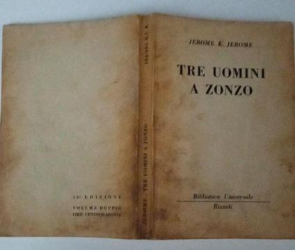 Tre uomini a zonzo - Jerome K. Jerome - copertina