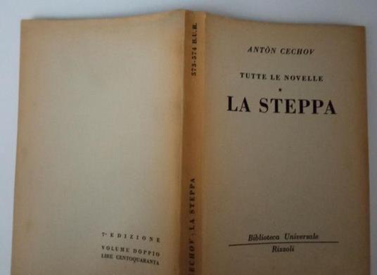 Tutte le novelle. La steppa I - Anton Cechov - copertina