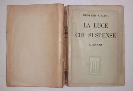La luce che si spense - Rudyard Kipling - copertina