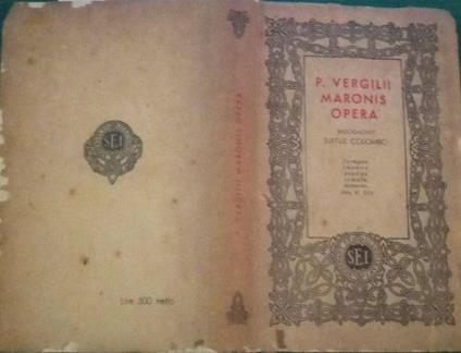 Opera - Publio Virgilio Marone - copertina