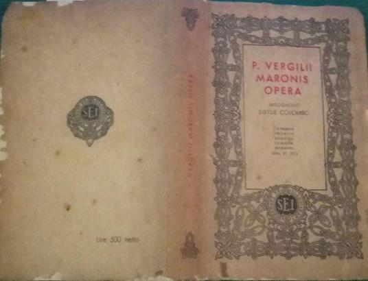 Opera - Publio Virgilio Marone - copertina