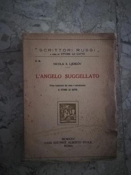 L' angelo suggellato - copertina