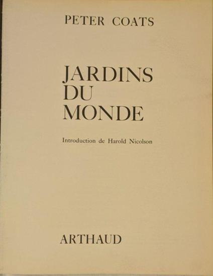 Jardins du monde - Peter Coats - copertina