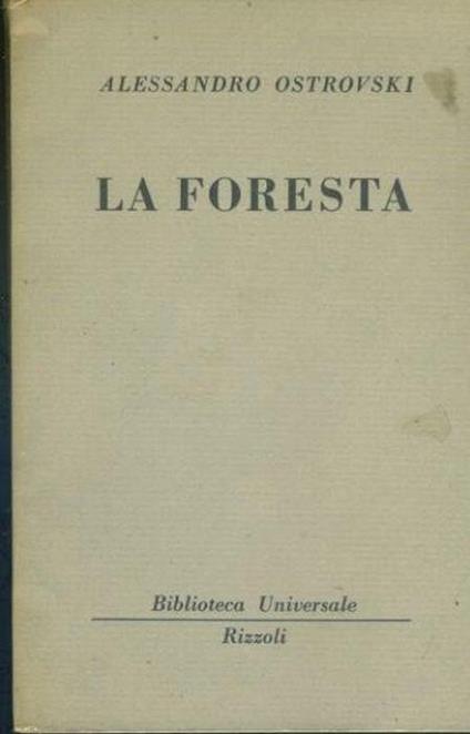 La foresta - Alessandro Ostrovski - copertina