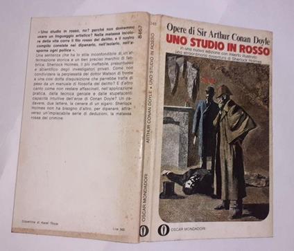 Uno studio in rosso - Arthur Conan Doyle - copertina
