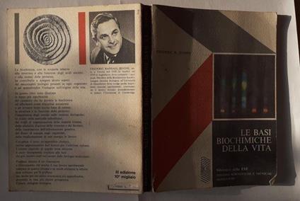 Le basi biochimiche della vita - Frederic R. Jevons - copertina