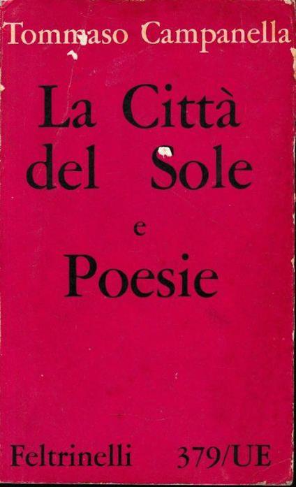 La città del sole e Poesie - Tommaso Campanella - copertina