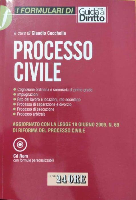 Processo civile. Con CD-ROM - Claudio Cecchella - copertina