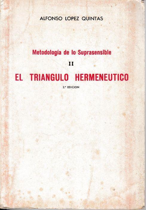 Metodologia de lo Suprasensible, vol. II El triangulo hermeneutico - copertina