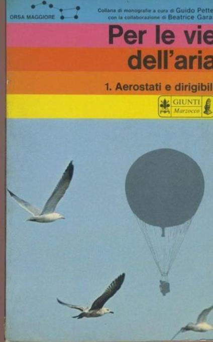 Per le vie dell'aria. 1. Aerostati e dirigibili - Guido Petter - copertina