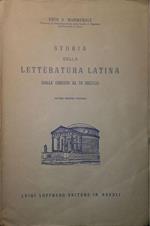 Storia della letteratura latina dalle origini al VI secolo