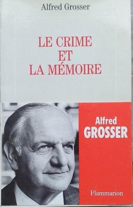 Le Crime et la Mémoire - copertina