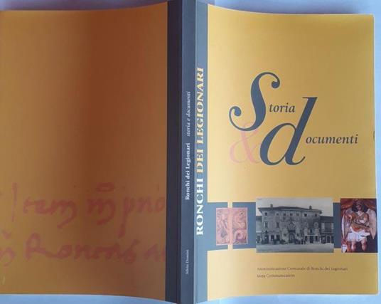 Ronchi dei Logionari storia e documenti - Silvio Domini - copertina