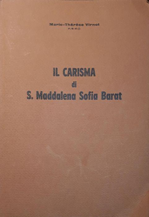 Il carisma di S.Maddalena Sofia Barat - copertina