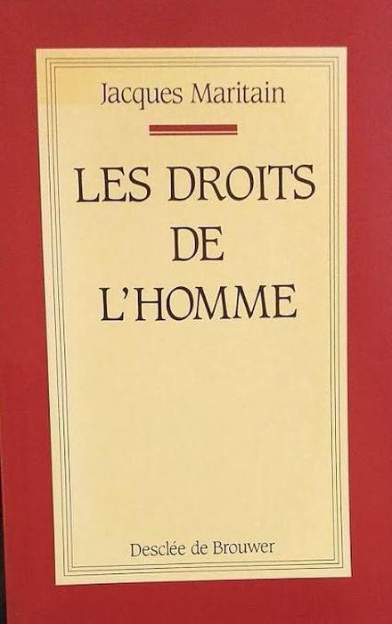 Les Droits de l'homme - Jacques Maritain - copertina